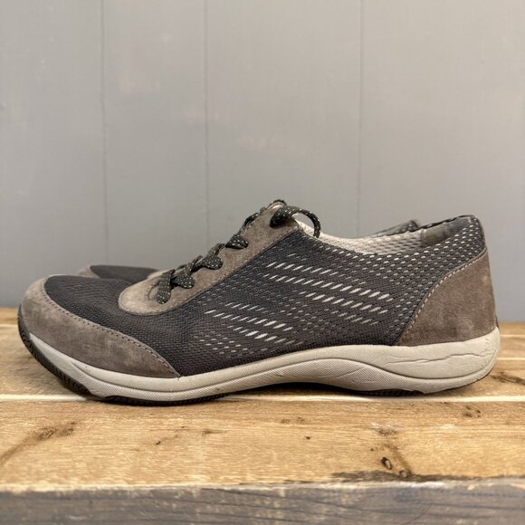 Dansko 'Hayes' Gray Suede Nubuck Casual Sneaker Sz 38 US 7.5-8 - Picture 4 of 7